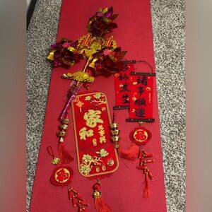 Red and Gold Chinese New Year Decorations